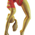 2010 ginnasta nastro rosso cm.67x105