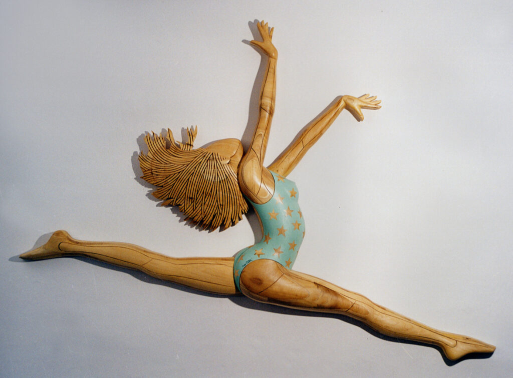 1998 ginnasta body con le stelline