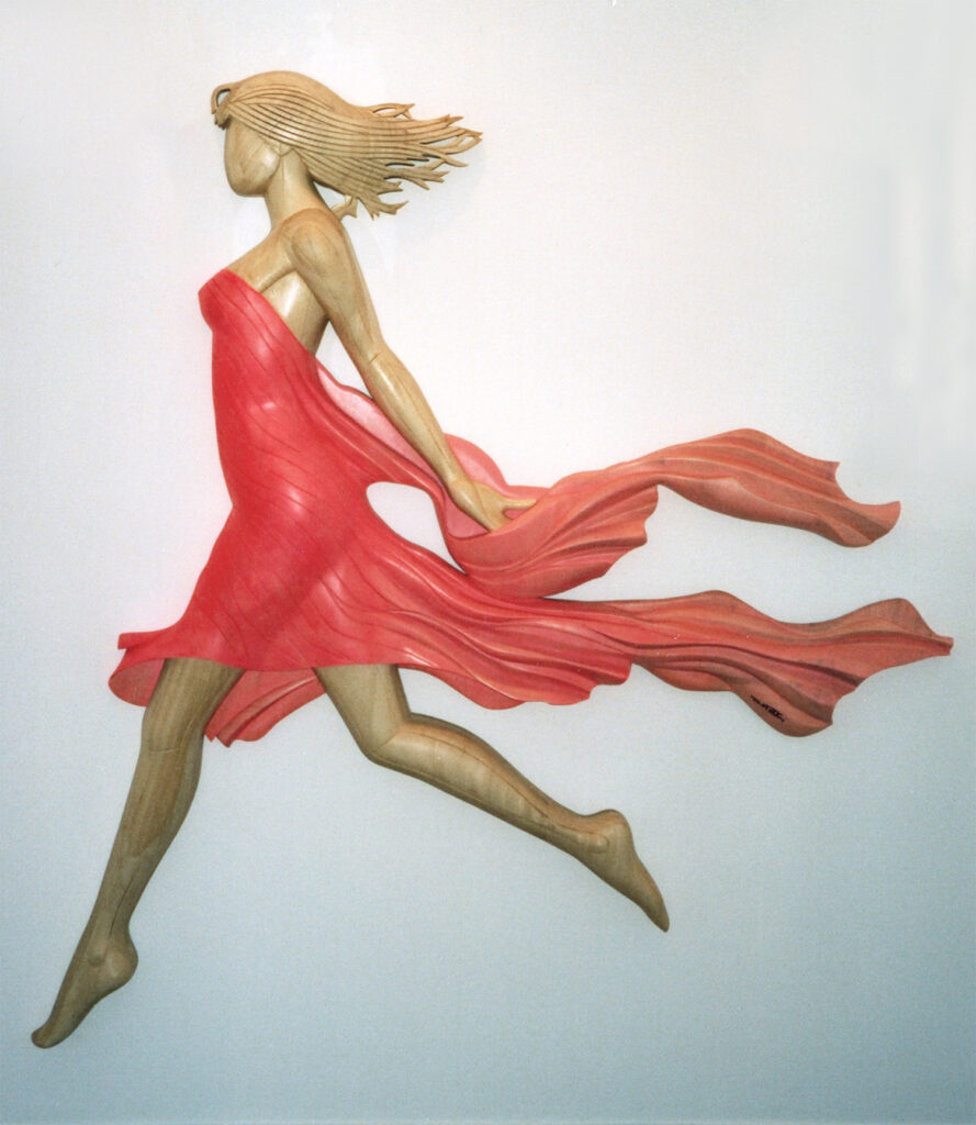 2003 donna abito rosso