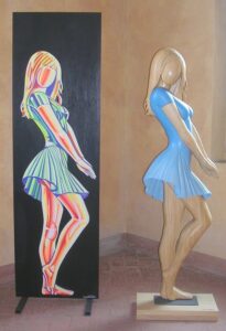 2005 sagomato donna e scultura 1