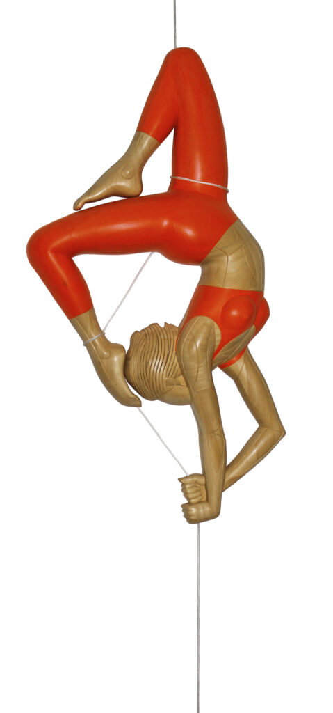 2010 ginnasta con corda, cm.76x135
