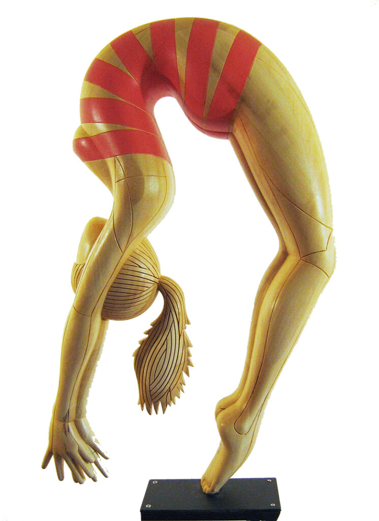 2010 ginnasta nastro rosso, cm.67x105