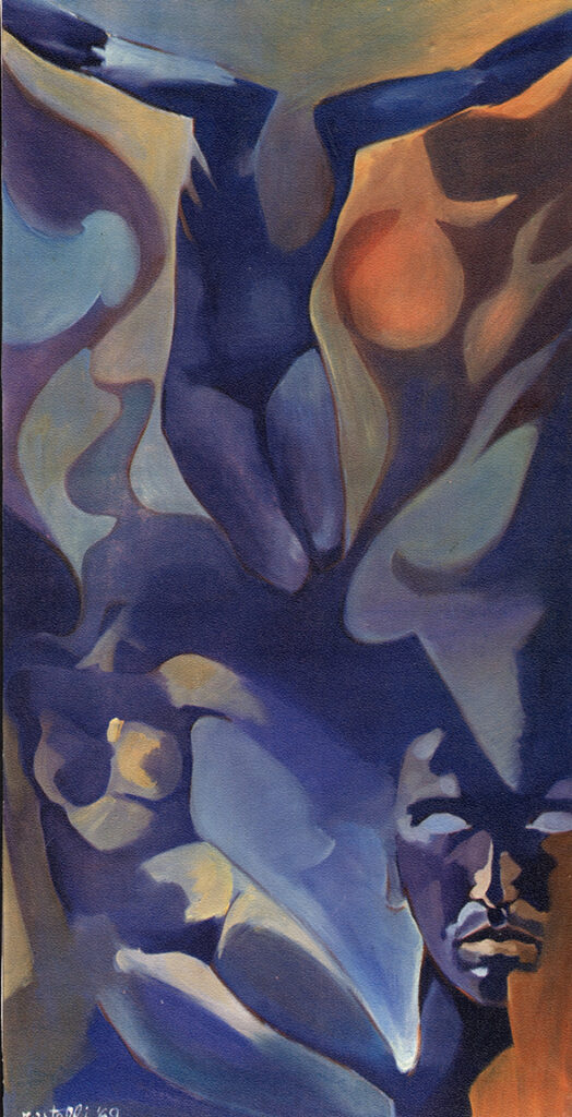 1969 de rerum natura, olio su tela