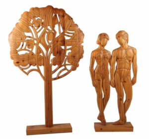 1981 Adamo e Eva, sculture lignee