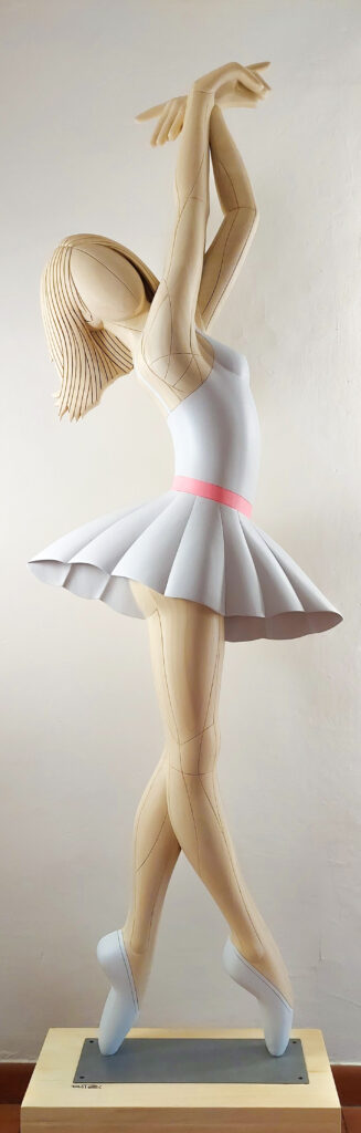 2025 ballerina tutù bianco cm.212x68